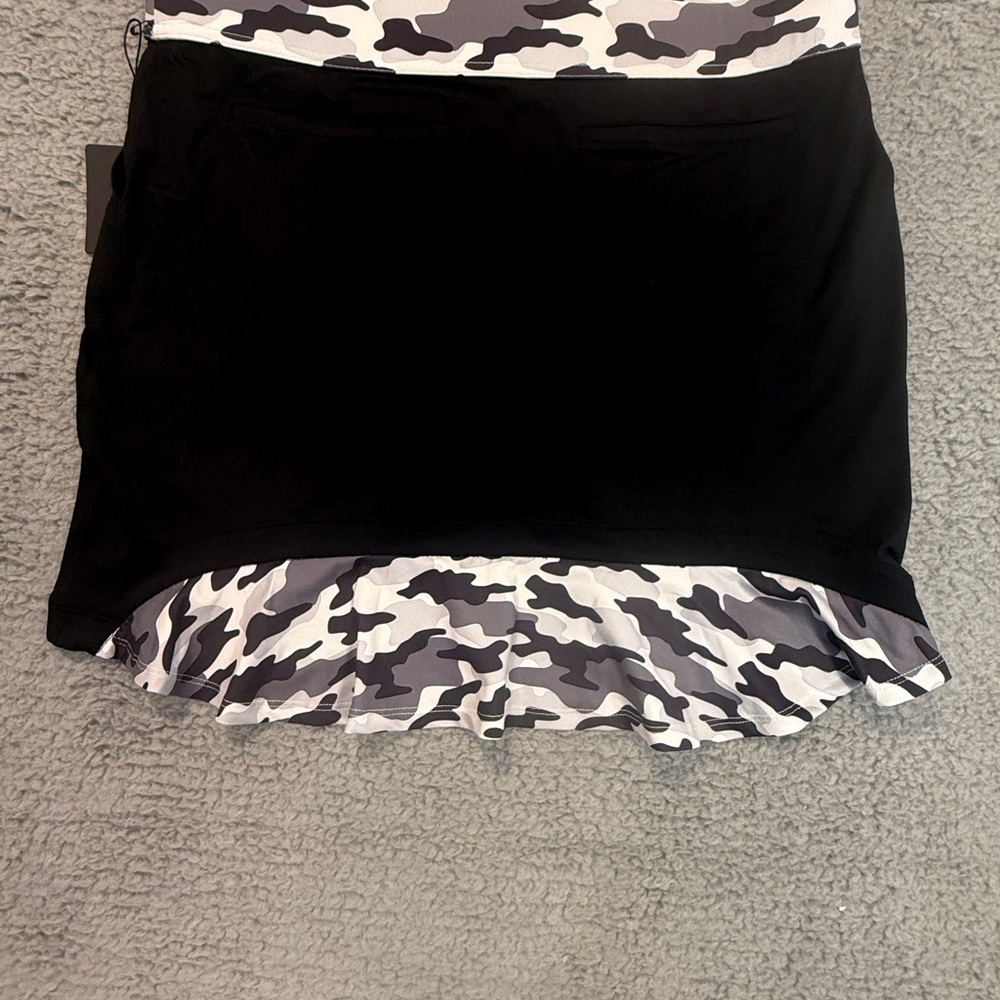 Belyn Key Women’s Golf Camouflage Top with Black Skirt - Picture 4 of 8